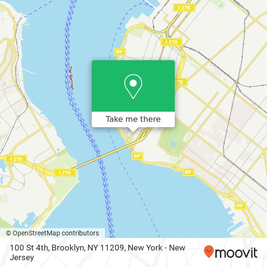 100 St 4th, Brooklyn, NY 11209 map
