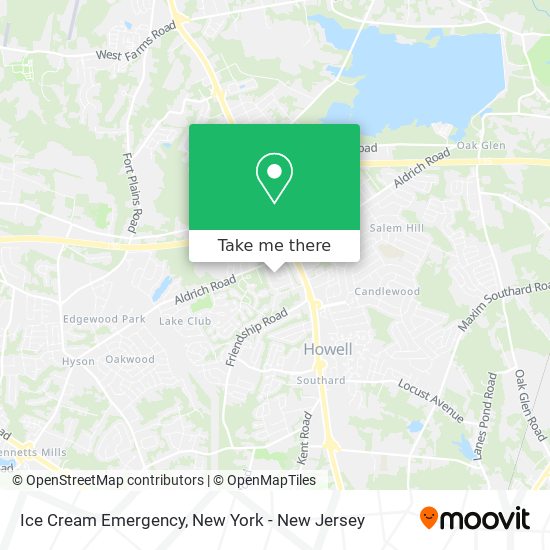 Ice Cream Emergency map