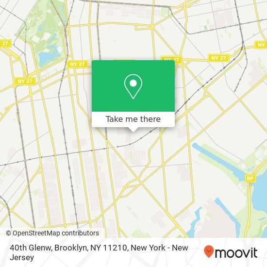 40th Glenw, Brooklyn, NY 11210 map