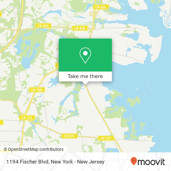 1194 Fischer Blvd, Toms River, NJ 08753 map