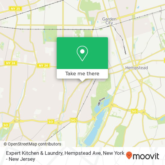 Expert Kitchen & Laundry, Hempstead Ave map