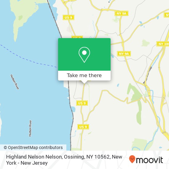 Mapa de Highland Nelson Nelson, Ossining, NY 10562
