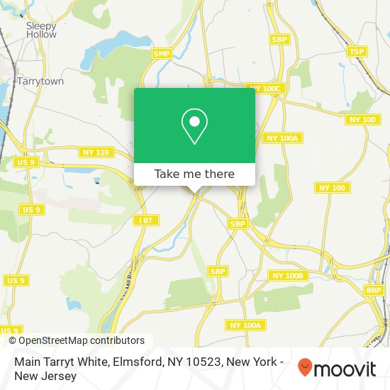 Mapa de Main Tarryt White, Elmsford, NY 10523