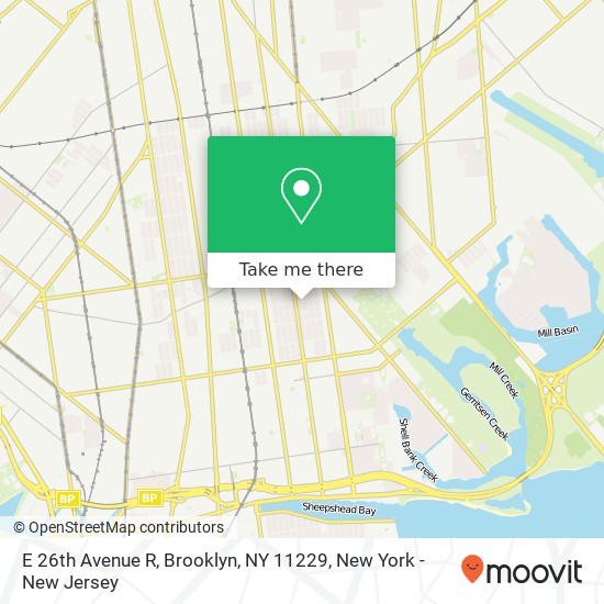 E 26th Avenue R, Brooklyn, NY 11229 map