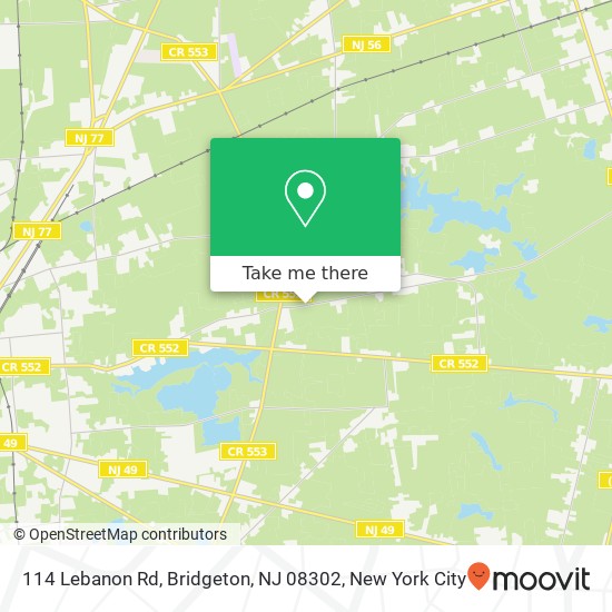 114 Lebanon Rd, Bridgeton, NJ 08302 map