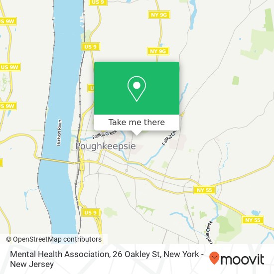 Mental Health Association, 26 Oakley St map
