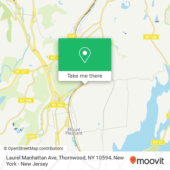 Laurel Manhattan Ave, Thornwood, NY 10594 map