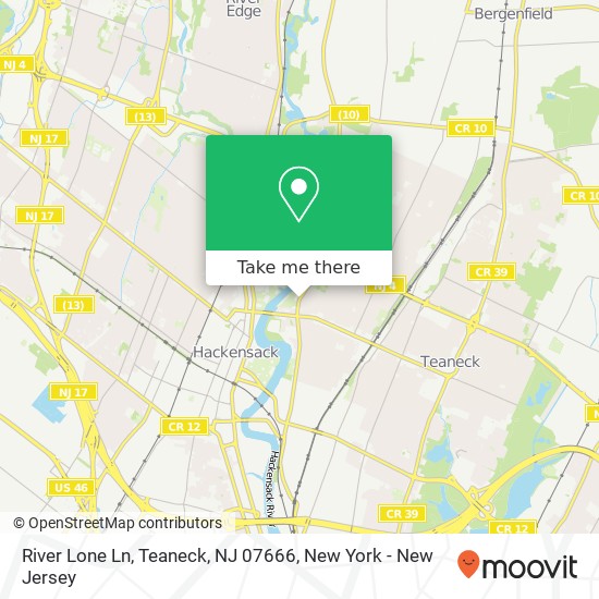 River Lone Ln, Teaneck, NJ 07666 map