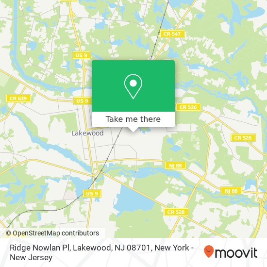 Ridge Nowlan Pl, Lakewood, NJ 08701 map