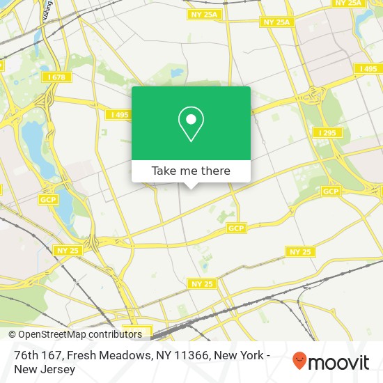 76th 167, Fresh Meadows, NY 11366 map