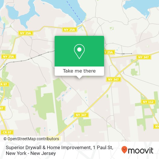 Mapa de Superior Drywall & Home Improvement, 1 Paul St