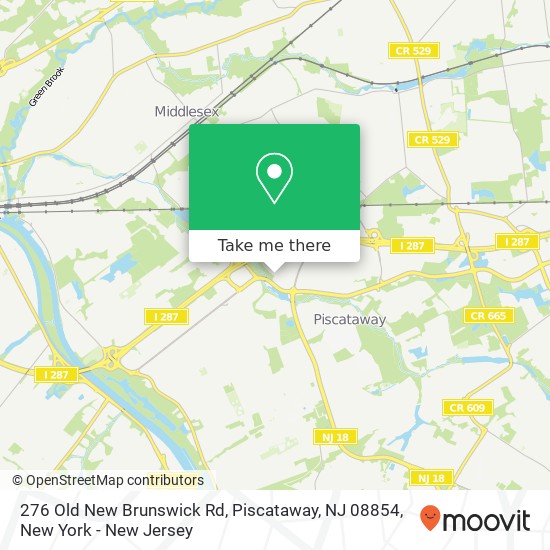 276 Old New Brunswick Rd, Piscataway, NJ 08854 map