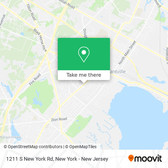 Mapa de 1211 S New York Rd