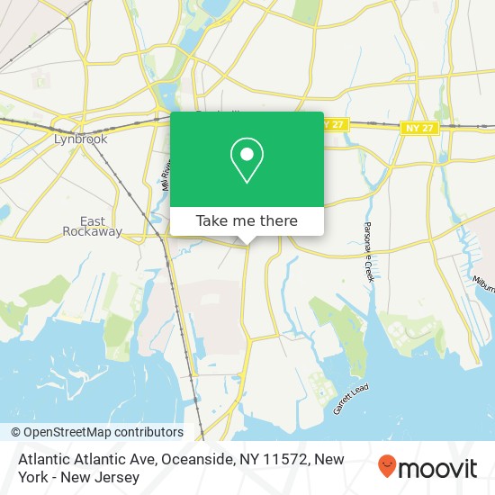 Mapa de Atlantic Atlantic Ave, Oceanside, NY 11572