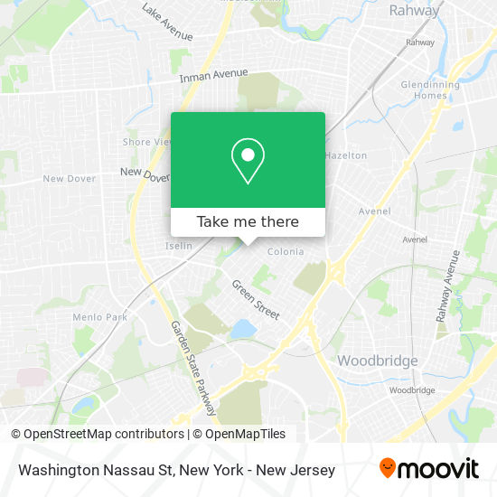 Washington Nassau St map