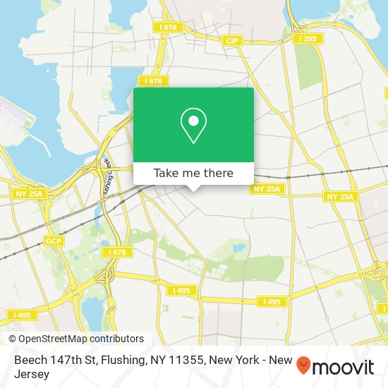 Beech 147th St, Flushing, NY 11355 map