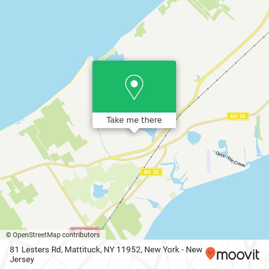 Mapa de 81 Lesters Rd, Mattituck, NY 11952