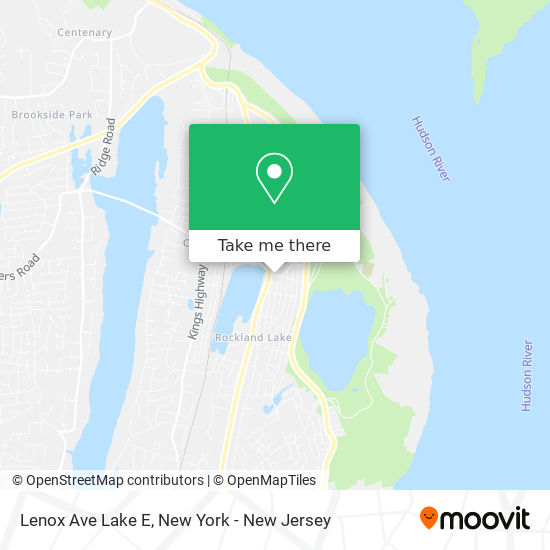 Lenox Ave Lake E map