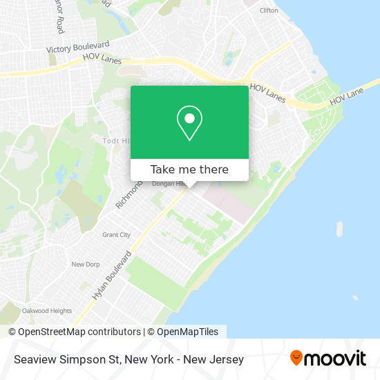 Mapa de Seaview Simpson St