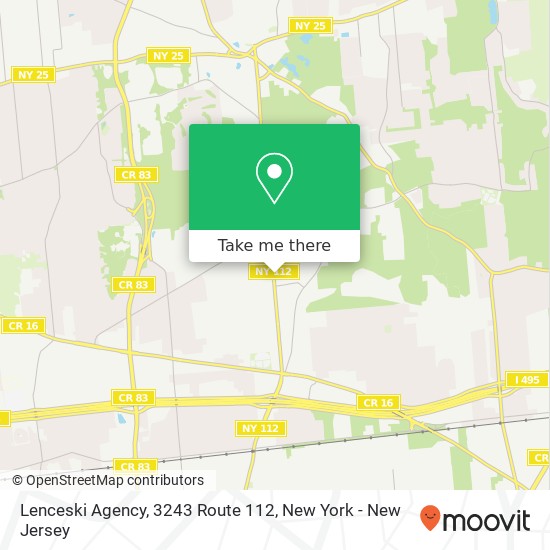 Mapa de Lenceski Agency, 3243 Route 112