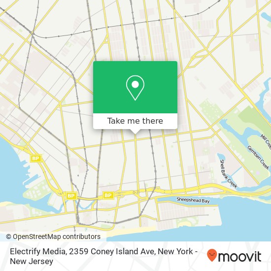 Electrify Media, 2359 Coney Island Ave map