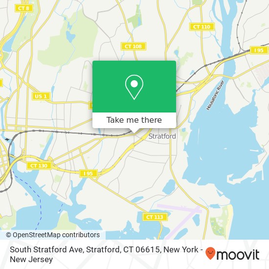 Mapa de South Stratford Ave, Stratford, CT 06615