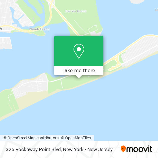 326 Rockaway Point Blvd map