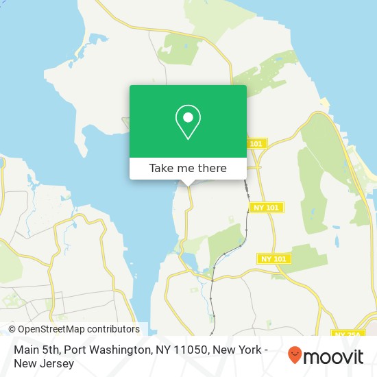 Mapa de Main 5th, Port Washington, NY 11050