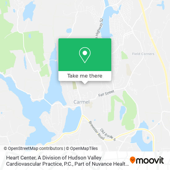 Heart Center, A Division of Hudson Valley Cardiovascular Practice, P.C., Part of Nuvance Health map