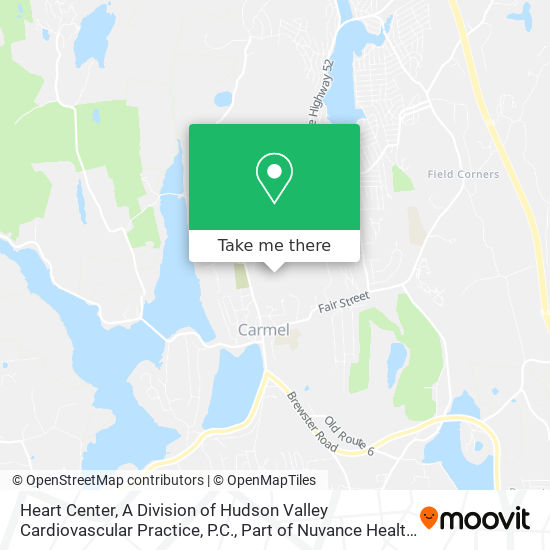 Mapa de Heart Center, A Division of Hudson Valley Cardiovascular Practice, P.C., Part of Nuvance Health