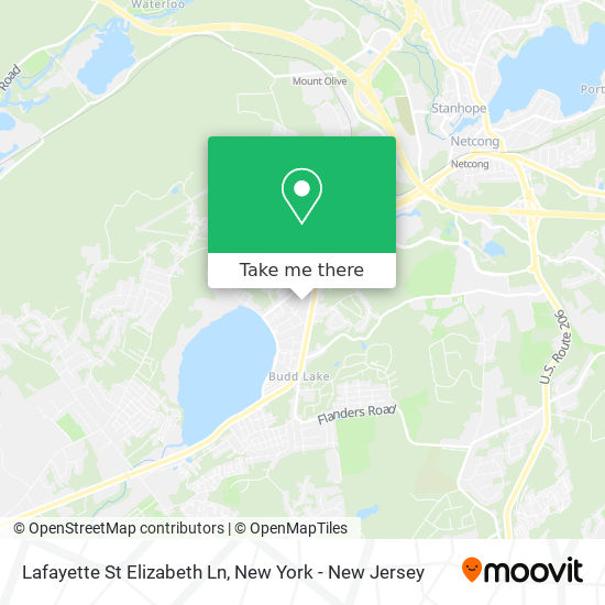Mapa de Lafayette St Elizabeth Ln