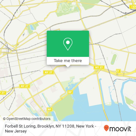 Forbell St Loring, Brooklyn, NY 11208 map