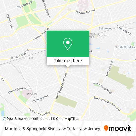 Murdock & Springfield Blvd map