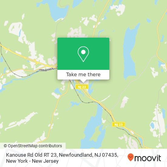 Kanouse Rd Old RT 23, Newfoundland, NJ 07435 map