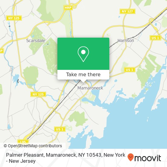 Palmer Pleasant, Mamaroneck, NY 10543 map