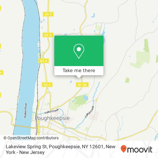 Lakeview Spring St, Poughkeepsie, NY 12601 map