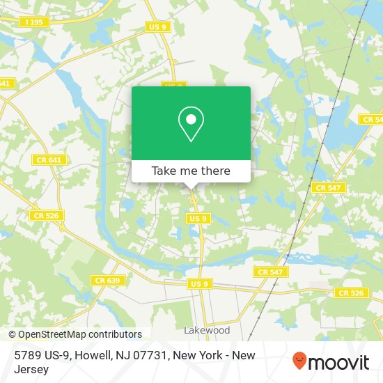 5789 US-9, Howell, NJ 07731 map