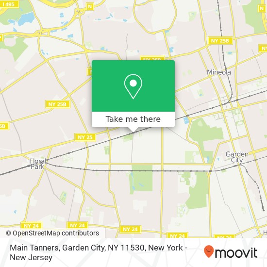 Mapa de Main Tanners, Garden City, NY 11530