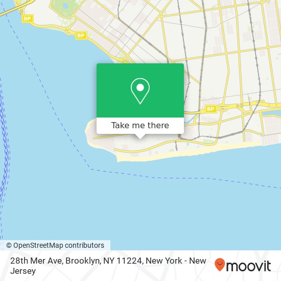 28th Mer Ave, Brooklyn, NY 11224 map