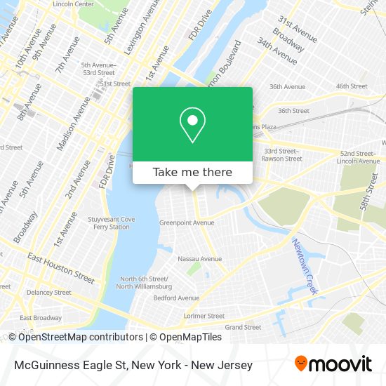 Mapa de McGuinness Eagle St