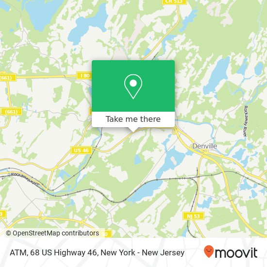 Mapa de ATM, 68 US Highway 46