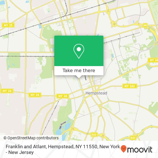 Mapa de Franklin and Atlant, Hempstead, NY 11550