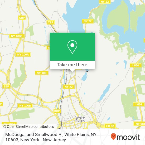 Mapa de McDougal and Smallwood Pl, White Plains, NY 10603