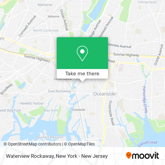 Waterview Rockaway map