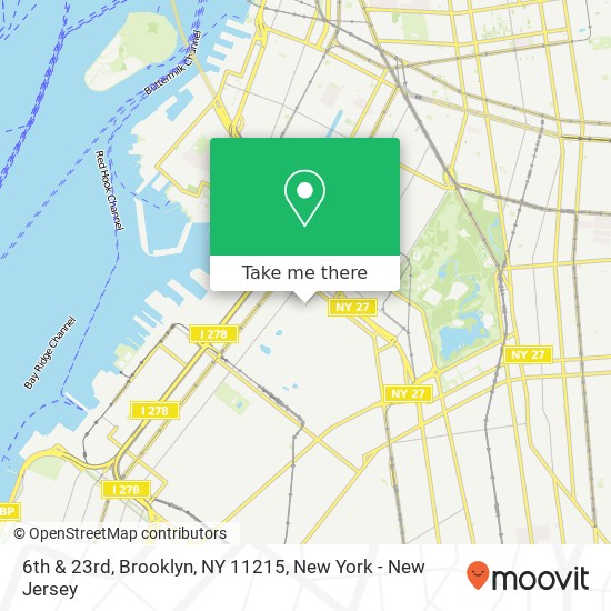 6th & 23rd, Brooklyn, NY 11215 map