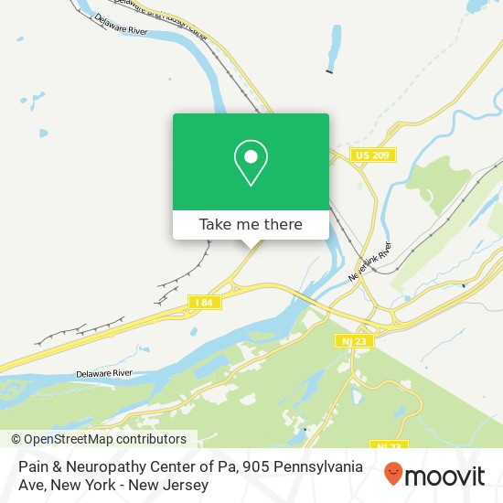 Mapa de Pain & Neuropathy Center of Pa, 905 Pennsylvania Ave