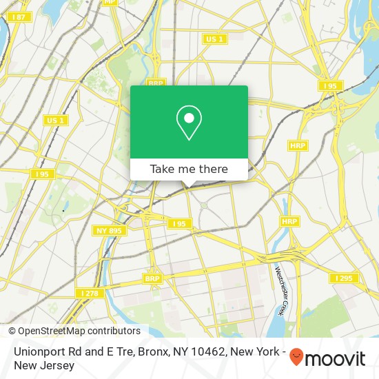 Unionport Rd and E Tre, Bronx, NY 10462 map