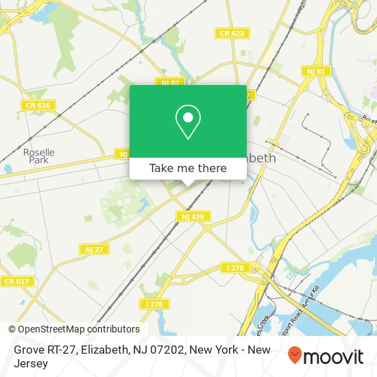 Grove RT-27, Elizabeth, NJ 07202 map