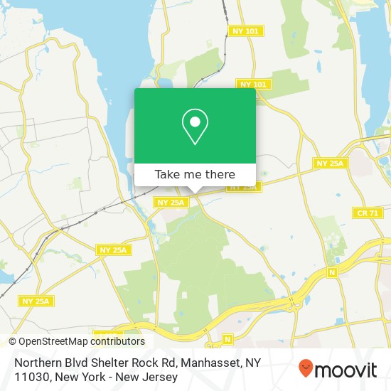 Northern Blvd Shelter Rock Rd, Manhasset, NY 11030 map