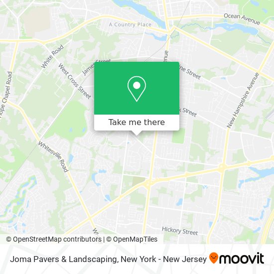 Joma Pavers & Landscaping map